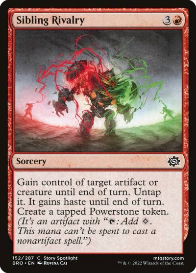 Sibling Rivalry BRO-152 The Brothers' War Magic card