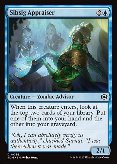 Sibsig Appraiser TDM-56 Tarkir: Dragonstorm Magic card