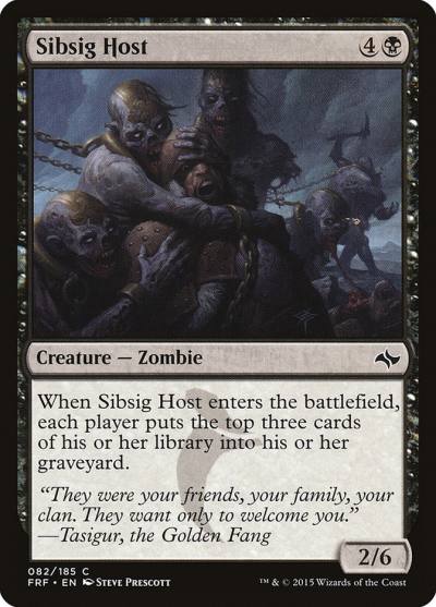 Sibsig Host 82 Fate Reforged Magic card
