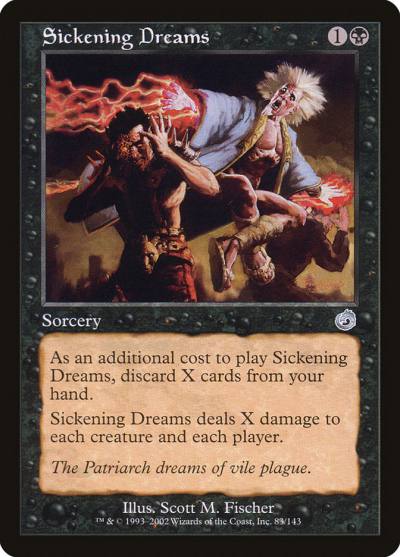 Sickening Dreams TOR-83 Torment Magic card