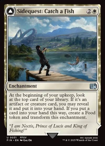 Sidequest: Catch a Fish // Cooking Campsite FIN-31 Final Fantasy Magic card