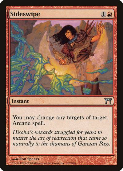 Sideswipe CHK-187 Champions of Kamigawa Magic card
