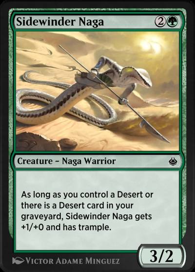 Sidewinder Naga AKR-218 Amonkhet Remastered Magic card