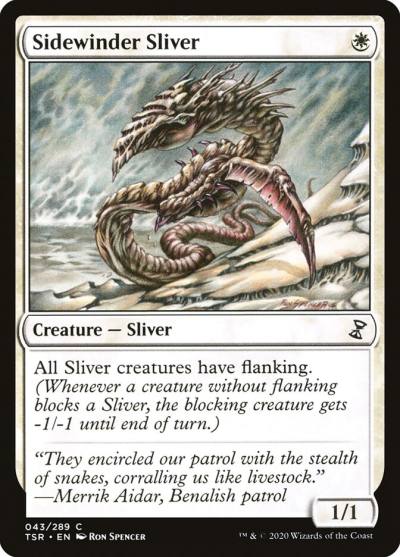 Sidewinder Sliver TSR-43 Time Spiral Remastered Magic card