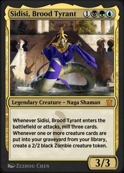 Sidisi, Brood Tyrant KTK-199Y Khans of Tarkir Magic card