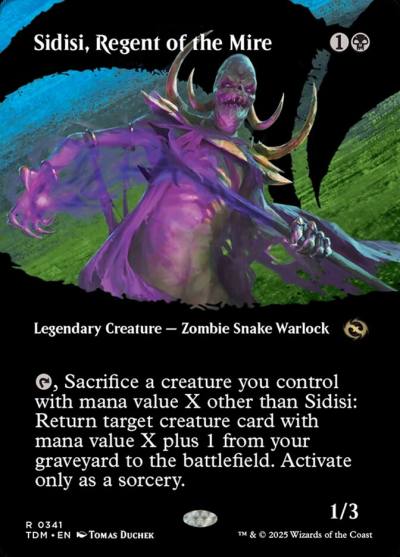 Sidisi, Regent of the Mire TDM-341 Tarkir: Dragonstorm Magic card