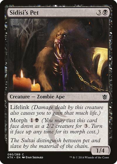 Sidisi's Pet 90 Khans of Tarkir Magic card
