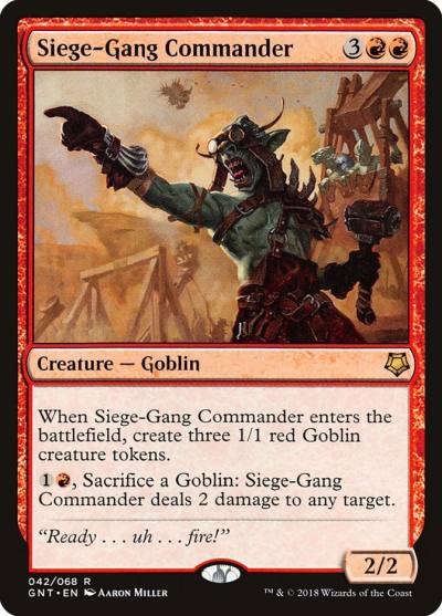 Siege-Gang Commander GNT-42 Game Night Magic card