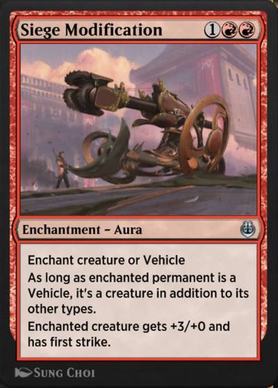Siege Modification KLR-145 Kaladesh Remastered Magic card