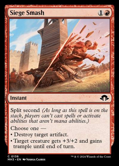 Siege Smash MH3-136 Modern Horizons 3 Magic card