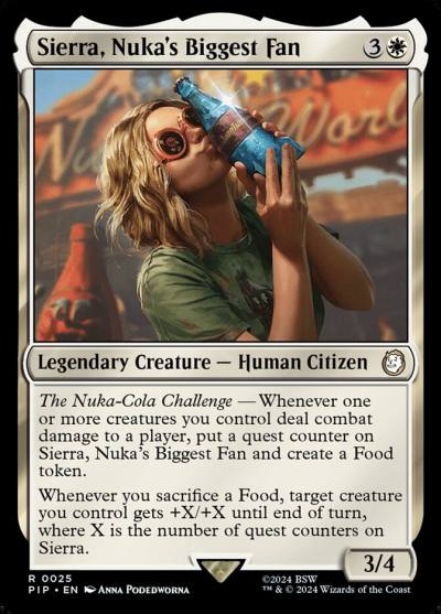 Sierra, Nuka's Biggest Fan PIP-25 Fallout Magic card