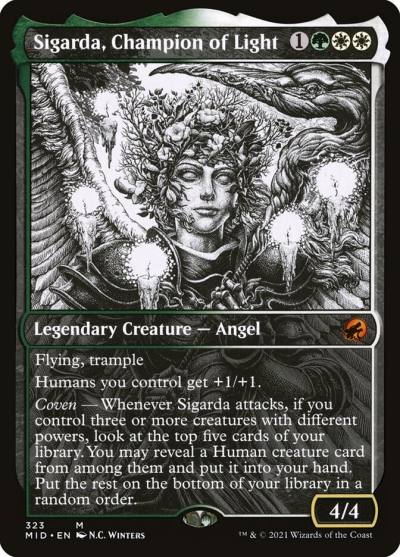 Sigarda, Champion of Light MID-323 Innistrad: Midnight Hunt Magic card