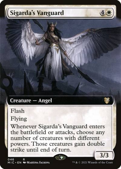 Sigarda's Vanguard MIC-46 Midnight Hunt Commander Magic card