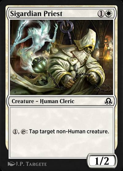 Sigardian Priest SIR-44 Shadows over Innistrad Remastered Magic card