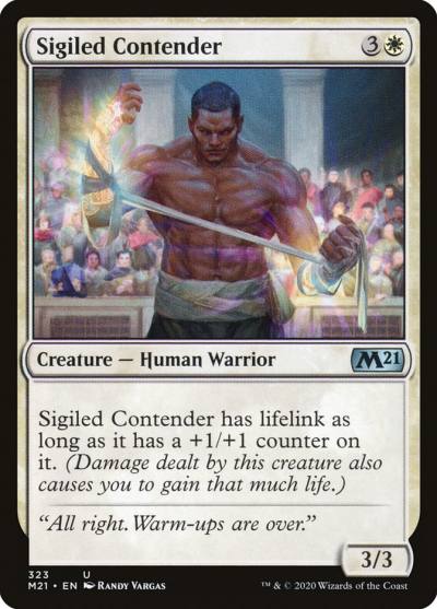 Sigiled Contender M21-323 Core Set 2021 Magic card