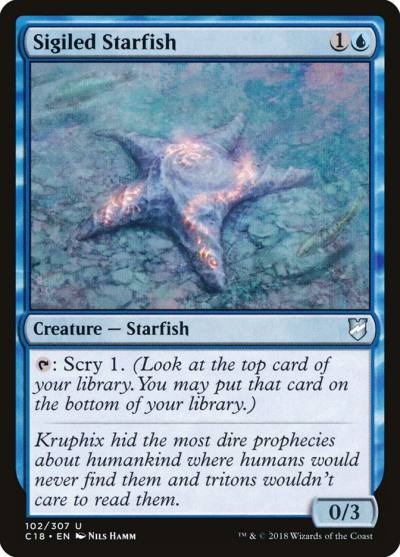 Sigiled Starfish C18-102 Commander 2018 Magic card