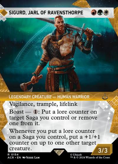 Sigurd, Jarl of Ravensthorpe ACR-154 Assassin's Creed Magic card