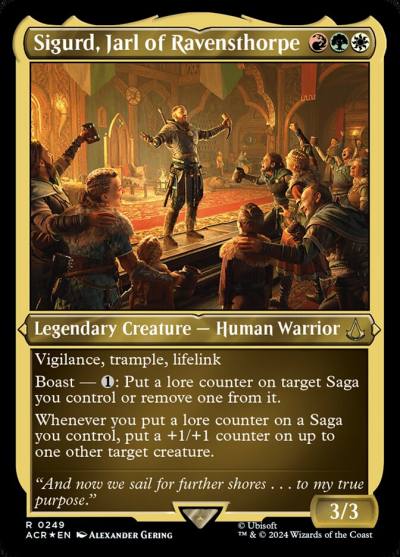 Sigurd, Jarl of Ravensthorpe ACR-249 Assassin's Creed Magic card