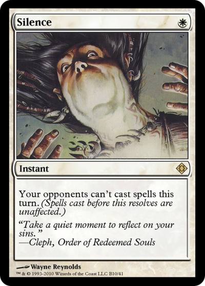 Silence TD0-B10 Magic Online Theme Decks Magic card