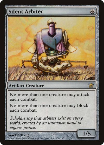 Silent Arbiter 5DN-150 Fifth Dawn Magic card