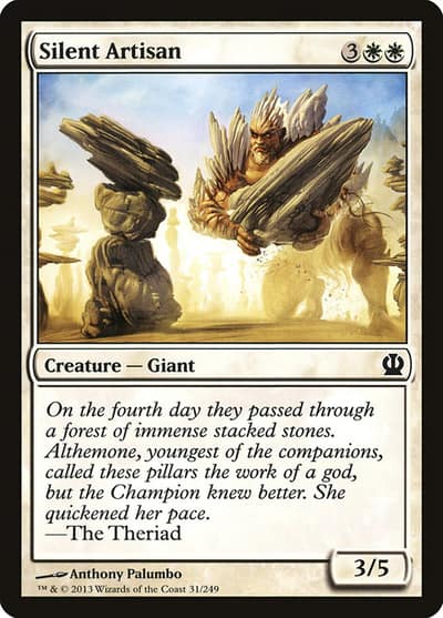 Silent Artisan 31 Theros Magic card