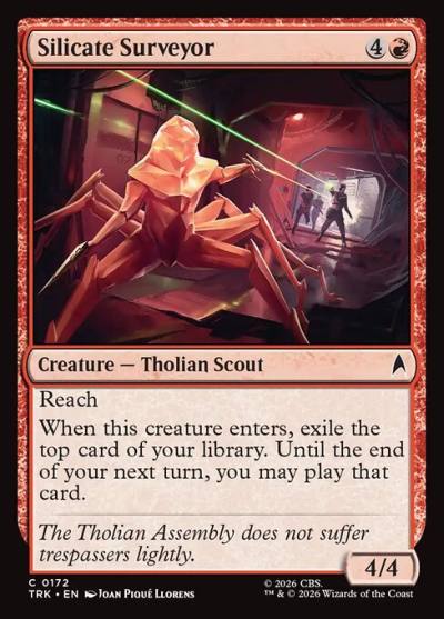 Silicate Surveyor TRK-172 Star Trek Magic card