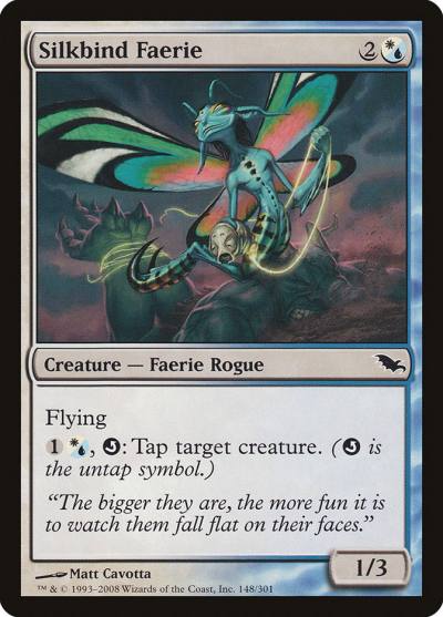 Silkbind Faerie 148 Shadowmoor Magic card
