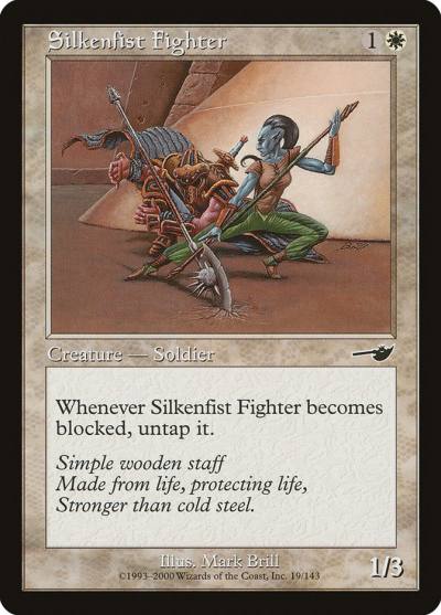 Silkenfist Fighter 19 Nemesis Magic card