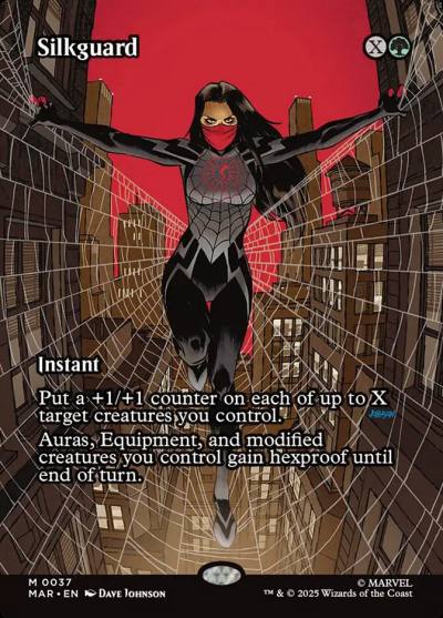 Silkguard MAR-37 Marvel Universe Magic card