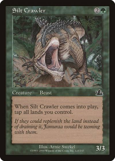 Silt Crawler 123 Prophecy Magic card