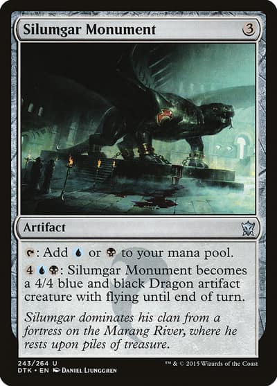Silumgar Monument DTK-243 Dragons of Tarkir Magic card