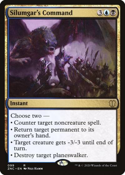 Silumgar's Command ZNC-99 Zendikar Rising Commander Magic card