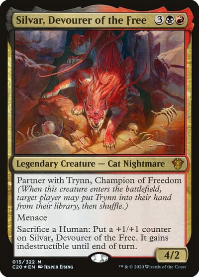 Silvar, Devourer of the Free 15 Commander 2020 Magic card