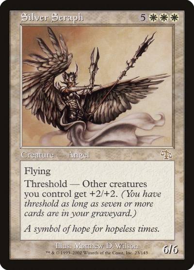 Silver Seraph 23 Judgment Magic card