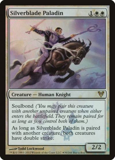 Silverblade Paladin PAVR-36STAR Avacyn Restored Promos Magic card