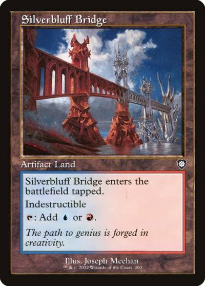 Silverbluff Bridge BRC-200 The Brothers' War Commander Magic card