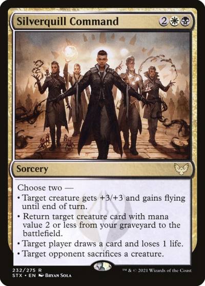 Silverquill Command STX-232 Strixhaven: School of Mages Magic card
