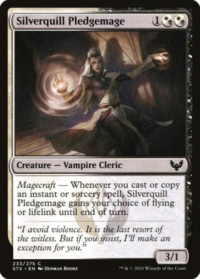 Silverquill Pledgemage STX-233 Strixhaven: School of Mages Magic card