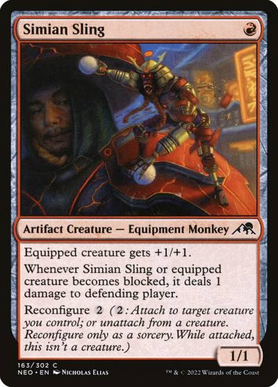 Simian Sling NEO-163 Kamigawa: Neon Dynasty Magic card