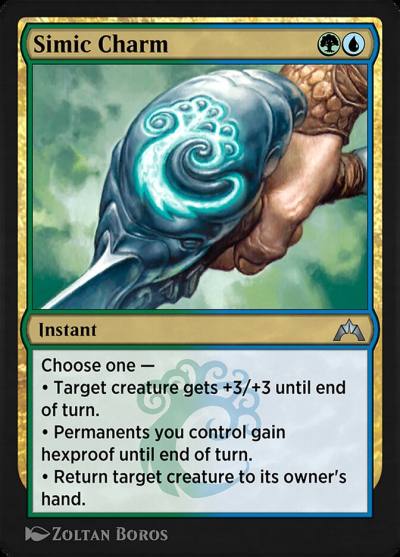 Simic Charm EA3-10 Explorer Anthology 3 Magic card