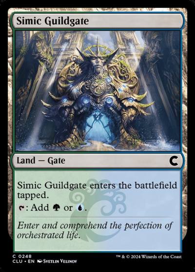 Simic Guildgate CLU-248 Ravnica: Clue Edition Magic card