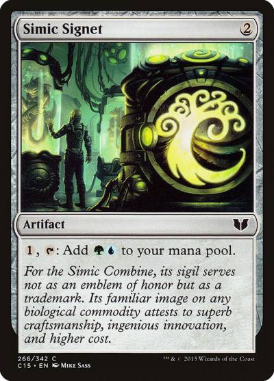 Simic Signet C15-266 Commander 2015 Magic card