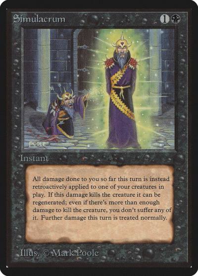 Simulacrum LEB-129 Limited Edition Beta Magic card