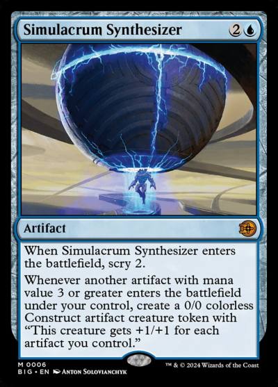Simulacrum Synthesizer BIG-6 The Big Score Magic card
