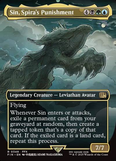 Sin, Spira's Punishment FIN-348 Final Fantasy Magic card