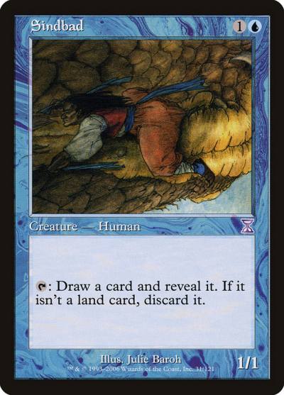 Sindbad TSB-31 Time Spiral Timeshifted Magic card