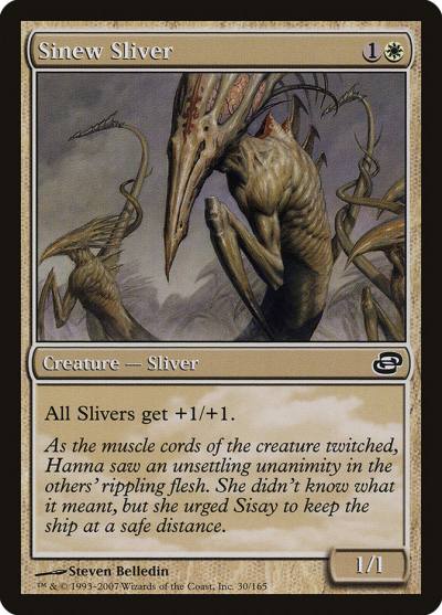 Sinew Sliver PLC-30 Planar Chaos Magic card