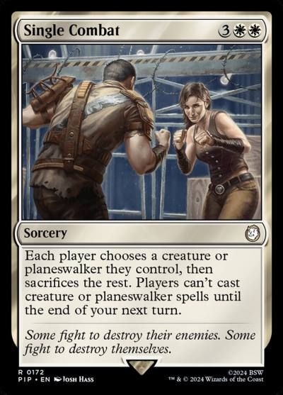 Single Combat PIP-172 Fallout Magic card
