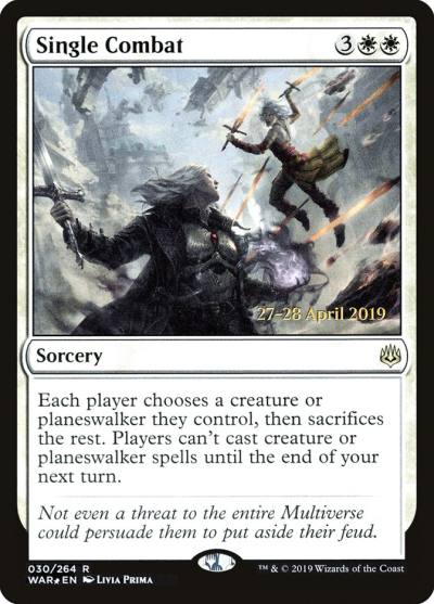 Single Combat PWAR-30S War of the Spark Promos Magic card