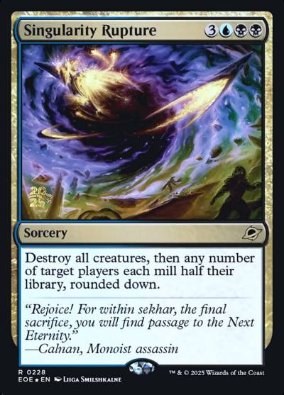Singularity Rupture PEOE-228S Edge of Eternities Promos Magic card